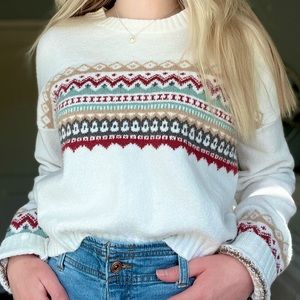 Cute patterned sweater from Hollister